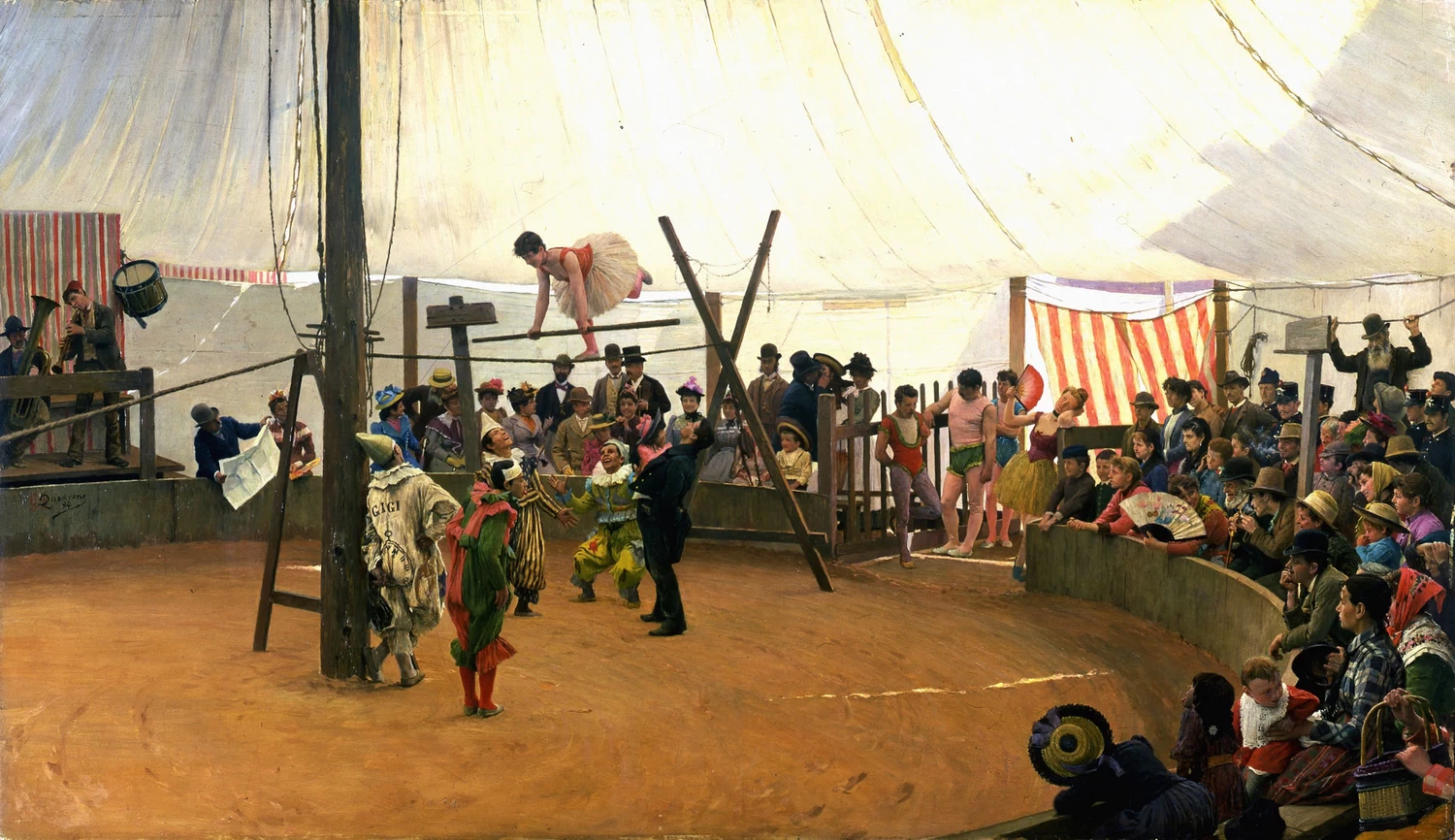 Il circo [1894] - Collezione Francesco Micheli